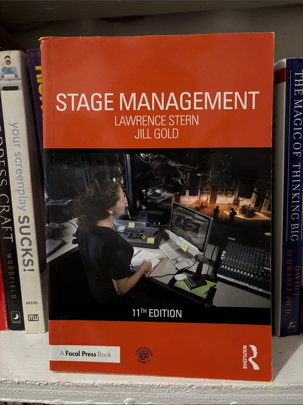 Stage Management by Lawrence Stern & Jill Gold — Orange Cover